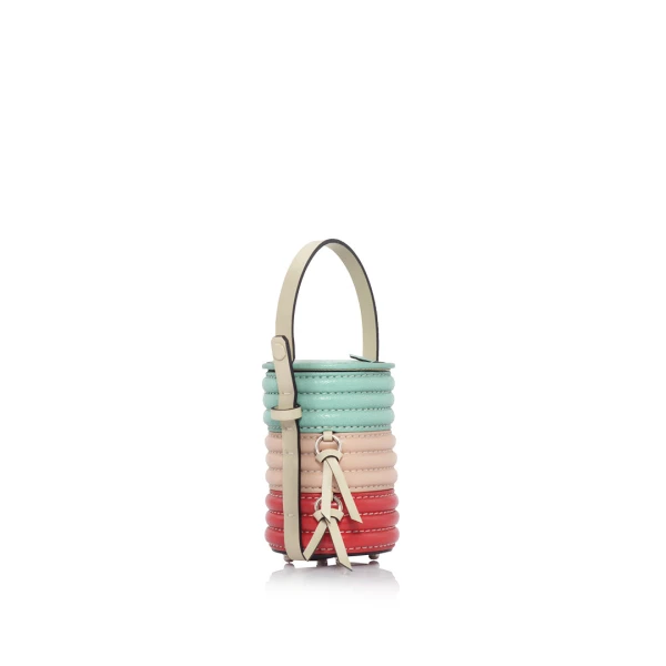 Nasha Mekraksavanich Baby Pinto Roll | Macarons - Nasha Multicolour - Architectural Luxury Bag at Luxury Shoes 