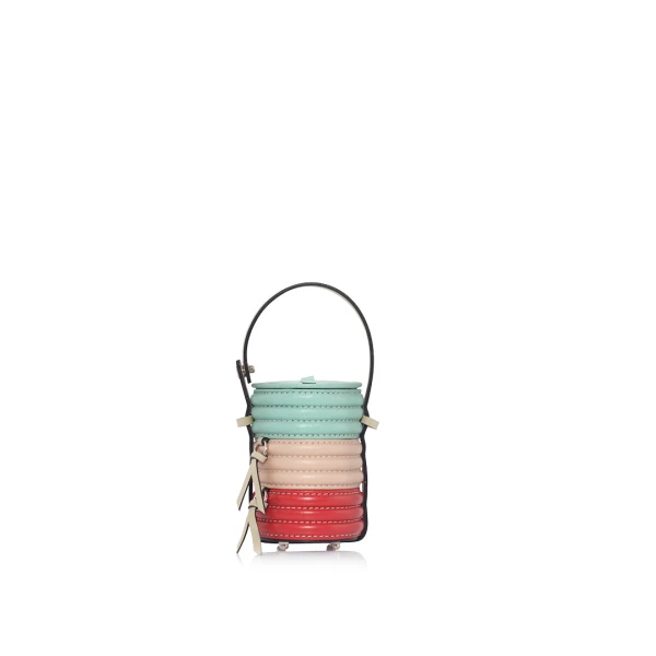 Nasha Mekraksavanich Baby Pinto Roll | Macarons - Nasha Multicolour - Architectural Luxury Bag at Luxury Shoes 