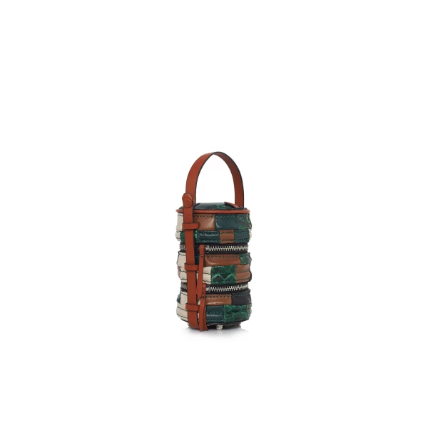 Nasha Mekraksavanich Baby Pinto | Veggy - Nasha Multicolour - Architectural Luxury Bag at Luxury Shoes 