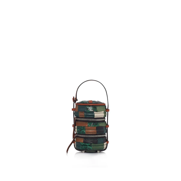 Nasha Mekraksavanich Baby Pinto | Veggy - Nasha Multicolour - Architectural Luxury Bag at Luxury Shoes 