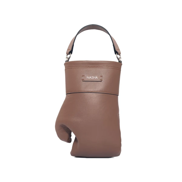 Nasha Mekraksavanich Boxer Heavy Weight | Acorn - Nasha Brown - Architectural Luxury Bag at Luxury Shoes 