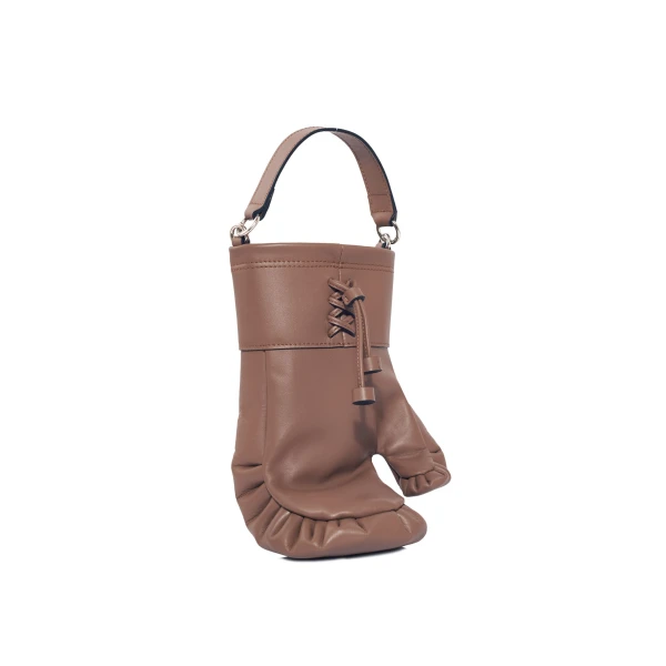 Nasha Mekraksavanich Boxer Heavy Weight | Acorn - Nasha Brown - Architectural Luxury Bag at Luxury Shoes 