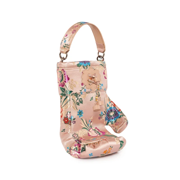 Nasha Mekraksavanich Boxer Heavy Weight | Pink Peony Silk - Nasha Multicolour - Architectural Luxury Bag at Luxury Shoes 
