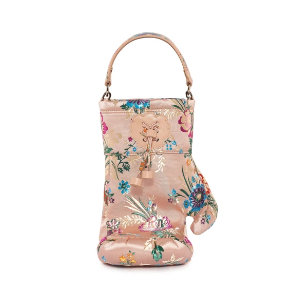 Nasha Mekraksavanich Boxer Heavy Weight | Pink Peony Silk - Nasha Multicolour - Architectural Luxury Bag at Luxury Shoes 