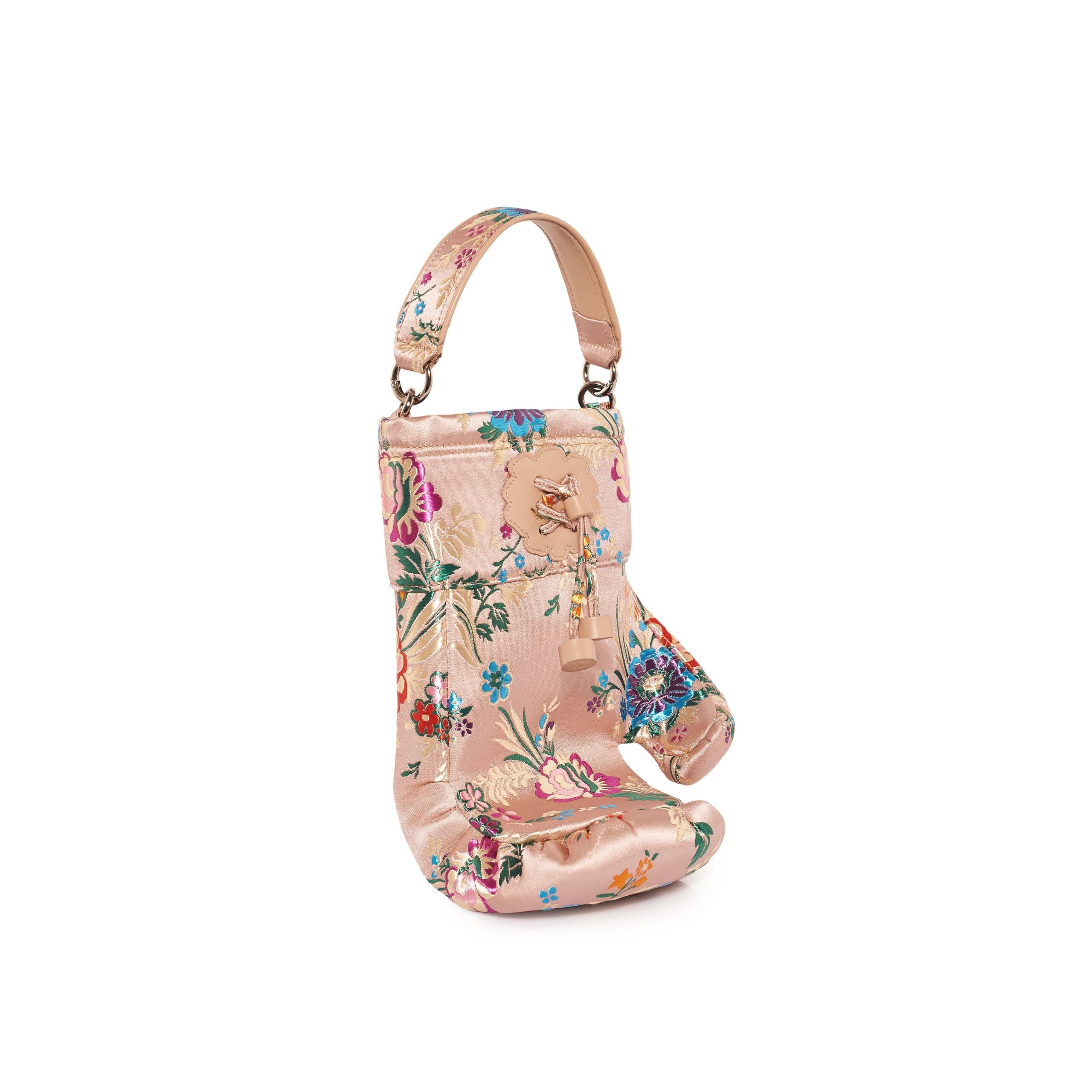 Nasha Mekraksavanich Boxer Heavy Weight | Pink Peony Silk - Nasha Multicolour - Architectural Luxury Bag at Luxury Shoes Nasha Mekraksavanich Boxer Heavy Weight | Pink Peony Silk - Nasha Multicolour - Architectural Luxury Bag at Luxury Shoes