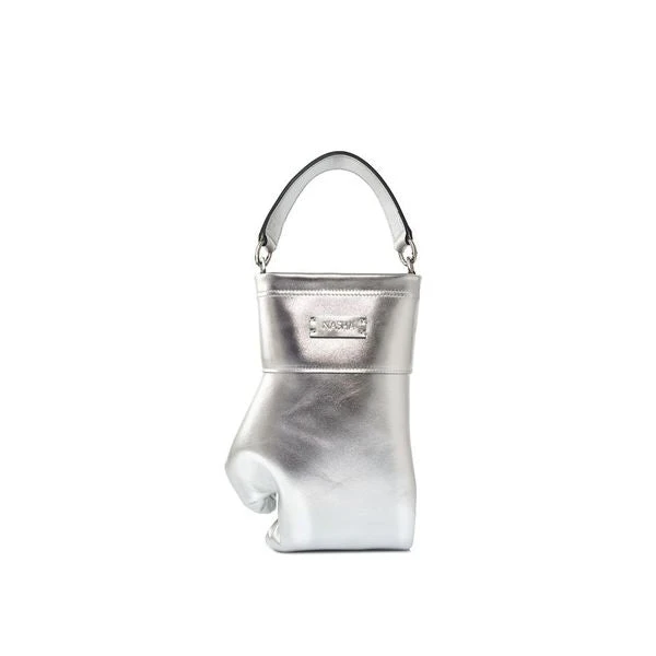 Nasha Mekraksavanich Boxer Heavy Weight | Silver - Nasha Silver - Architectural Luxury Bag at Luxury Shoes 