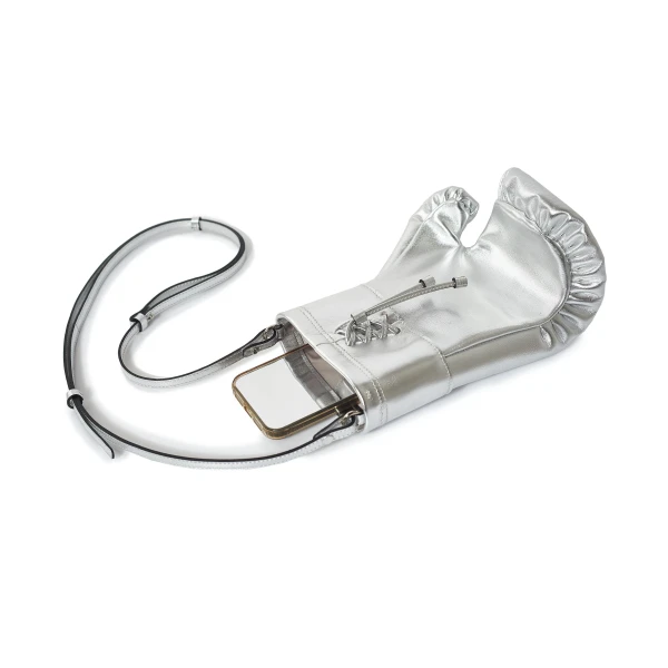 Nasha Mekraksavanich Boxer Heavy Weight | Silver - Nasha Silver - Architectural Luxury Bag at Luxury Shoes 