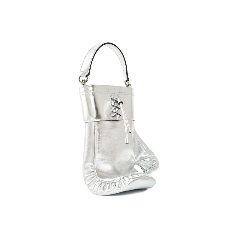 Nasha Mekraksavanich Boxer Heavy Weight | Silver - Nasha Silver - Architectural Luxury Bag at Luxury Shoes 