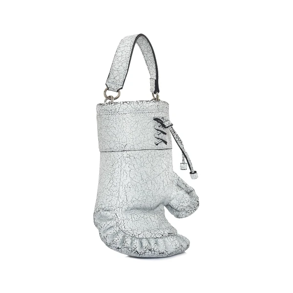 Nasha Mekraksavanich Boxer Heavy Weight | White Cracked - Nasha White - Architectural Luxury Bag at Luxury Shoes 