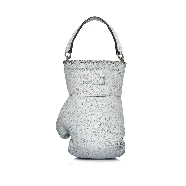 Nasha Mekraksavanich Boxer Heavy Weight | White Cracked - Nasha White - Architectural Luxury Bag at Luxury Shoes 