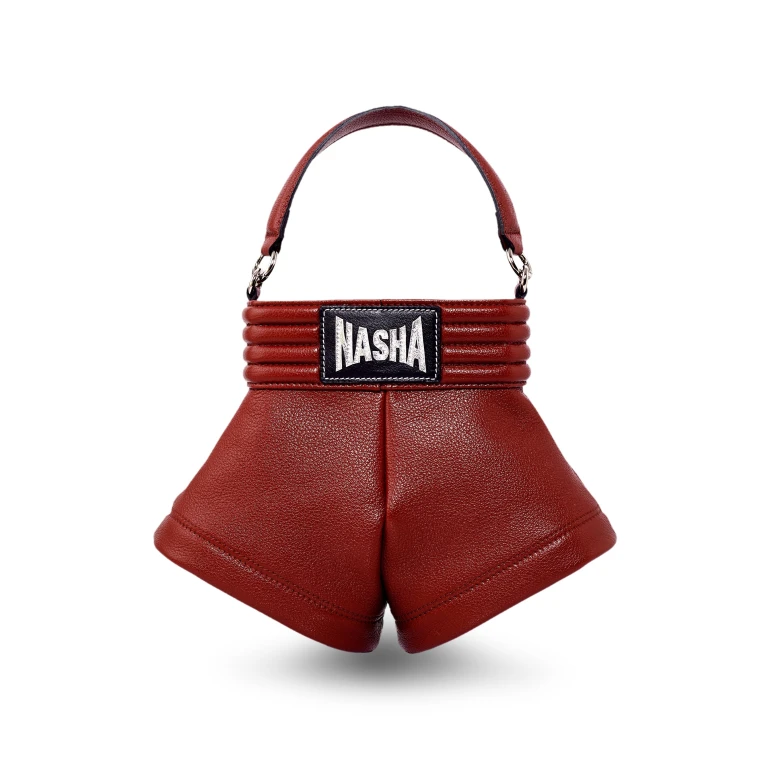 Nasha Mekraksavanich Boxer Shorts L | Burgundy - Nasha Red - Architectural Luxury Bag at Luxury Shoes 