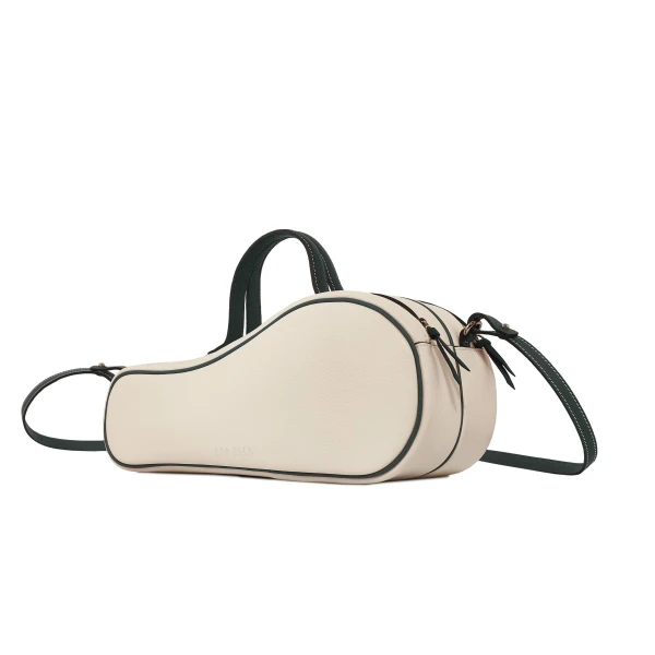 Nasha Mekraksavanich Mini Tennis Court | White Green - Nasha White - Architectural Luxury Bag at Luxury Shoes 
