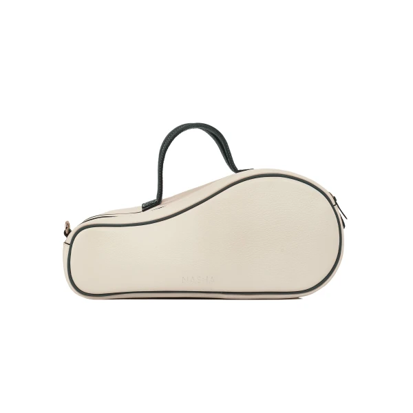 Nasha Mekraksavanich Mini Tennis Court | White Green - Nasha White - Architectural Luxury Bag at Luxury Shoes 