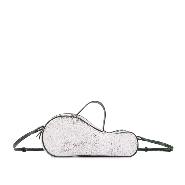 Nasha Mekraksavanich Mini Tennis | Cracked White (Pre Order 7-10 Days) - Nasha White - Architectural Luxury Bag at Luxury Shoes 