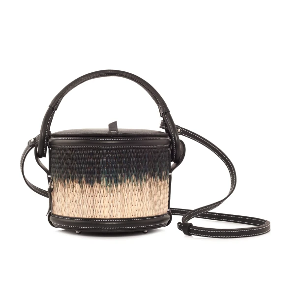 Nasha Mekraksavanich Pinto | Black Reed - Nasha Black - Architectural Luxury Bag at Luxury Shoes 