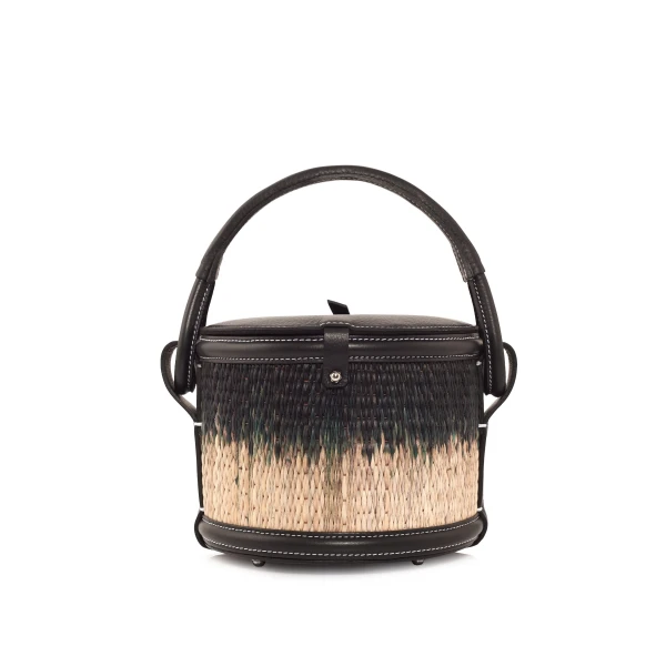 Nasha Mekraksavanich Pinto | Black Reed - Nasha Black - Architectural Luxury Bag at Luxury Shoes 