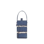 Nasha Mekraksavanich Pinto Phone | Bleached Denim - Nasha Blue - Architectural Luxury Bag at Luxury Shoes 