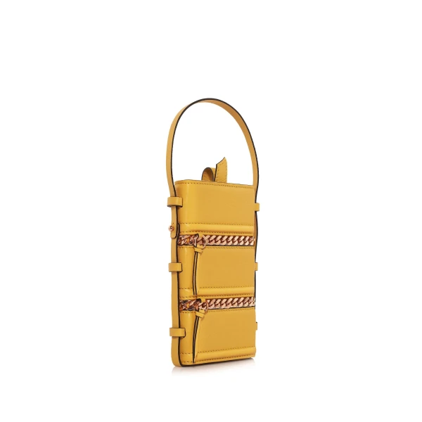 Nasha Mekraksavanich Pinto Phone Chain | Sunrise - Nasha Yellow - Architectural Luxury Bag at Luxury Shoes 