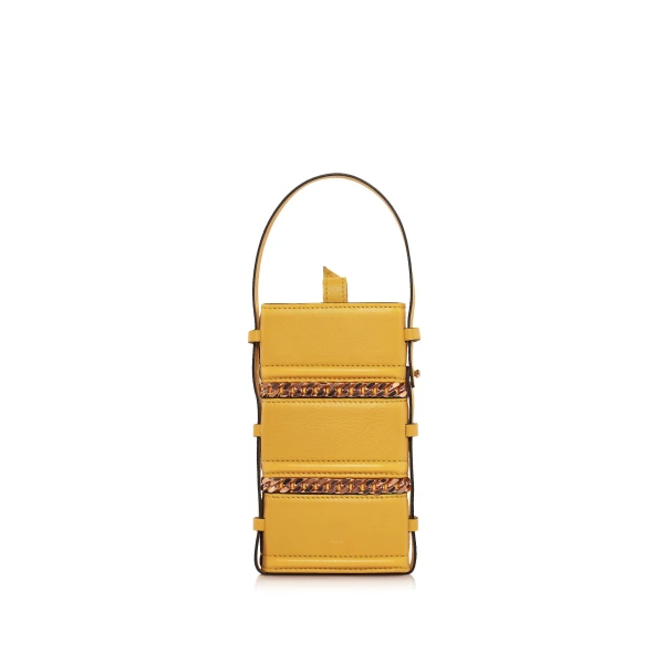 Nasha Mekraksavanich Pinto Phone Chain | Sunrise - Nasha Yellow - Architectural Luxury Bag at Luxury Shoes 