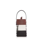 Nasha Mekraksavanich Pinto Phone Roll | Cacao - Nasha Multicolour - Architectural Luxury Bag at Luxury Shoes 