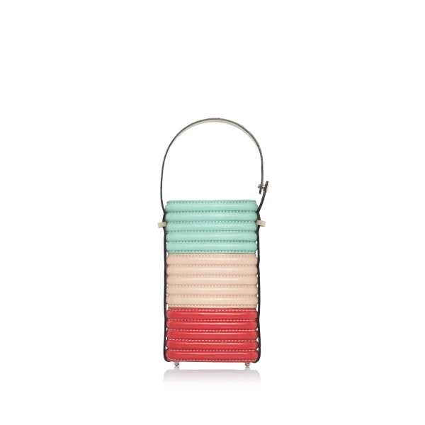 Nasha Mekraksavanich Pinto Phone Roll | Macarons - Nasha Multicolour - Architectural Luxury Bag at Luxury Shoes 