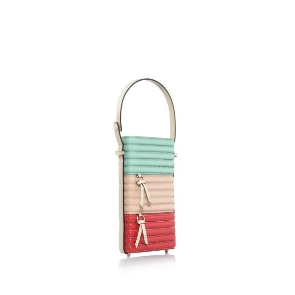 Nasha Mekraksavanich Pinto Phone Roll | Macarons - Nasha Multicolour - Architectural Luxury Bag at Luxury Shoes 