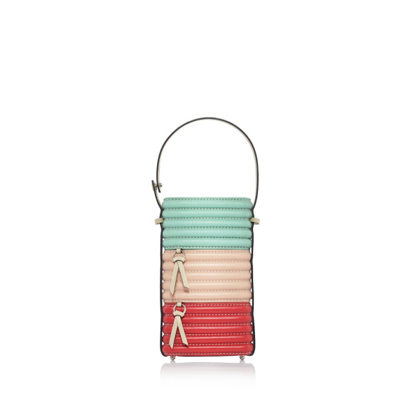 Nasha Mekraksavanich Pinto Phone Roll | Macarons - Nasha Multicolour - Architectural Luxury Bag at Luxury Shoes 
