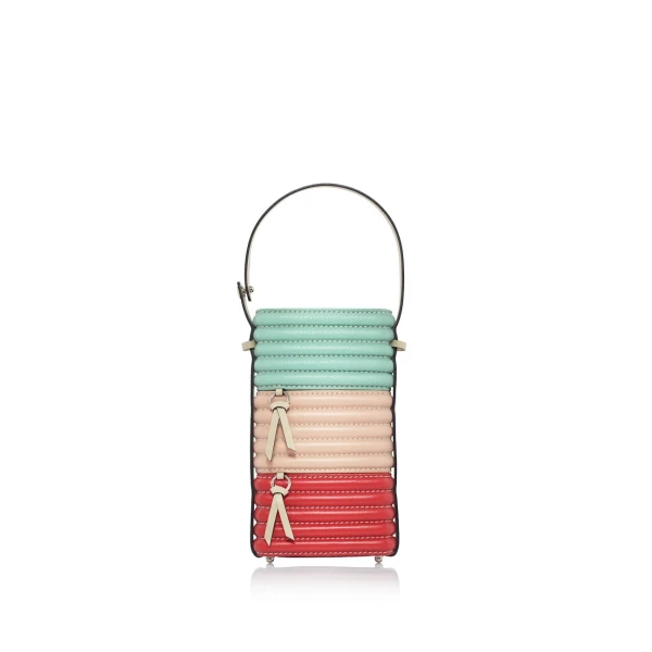 Nasha Mekraksavanich Pinto Phone Roll | Macarons - Nasha Multicolour - Architectural Luxury Bag at Luxury Shoes 