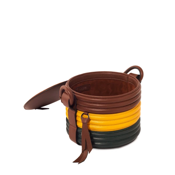 Nasha Mekraksavanich Pinto Play Roll |Jungle - Nasha Multicolour - Architectural Luxury Bag at Luxury Shoes 