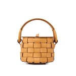 Nasha Mekraksavanich Pinto Play Woven | Honey - Nasha Yellow - Architectural Luxury Bag at Luxury Shoes Nasha Mekraksavanich Pinto Play Woven | Honey - Nasha Yellow - Architectural Luxury Bag at Luxury Shoes