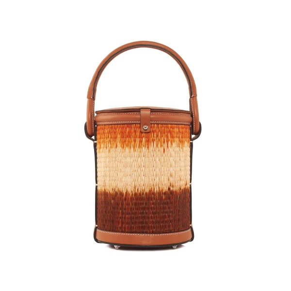 Nasha Mekraksavanich Pinto | Tanned Reed - Nasha Beige - Architectural Luxury Bag at Luxury Shoes 