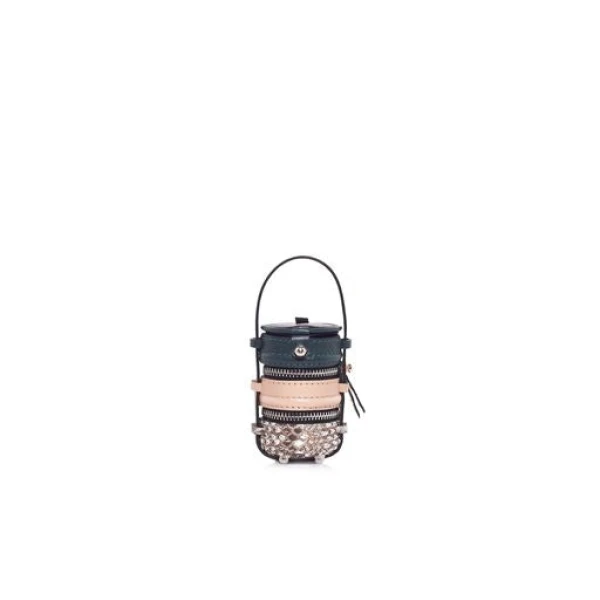 Nasha Mekraksavanich Tiny Pinto | Cactus - Nasha Multicolour - Architectural Luxury Bag at Luxury Shoes 