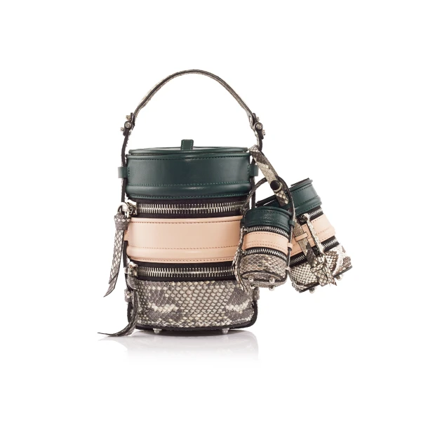 Nasha Mekraksavanich Tiny Pinto | Cactus - Nasha Multicolour - Architectural Luxury Bag at Luxury Shoes 