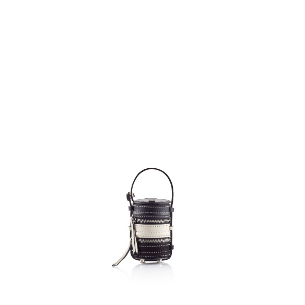Nasha Mekraksavanich Tiny Pinto | Squid Ink - Nasha Black - Architectural Luxury Bag at Luxury Shoes 