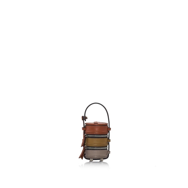Nasha Mekraksavanich Tiny Pinto | Trio Brick - Nasha Multicolour - Architectural Luxury Bag at Luxury Shoes 