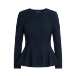 Oscar de la Renta Peplum Wool-Blend Jacket - Jackets - American Luxury Evening Wear at Luxury Shoes 