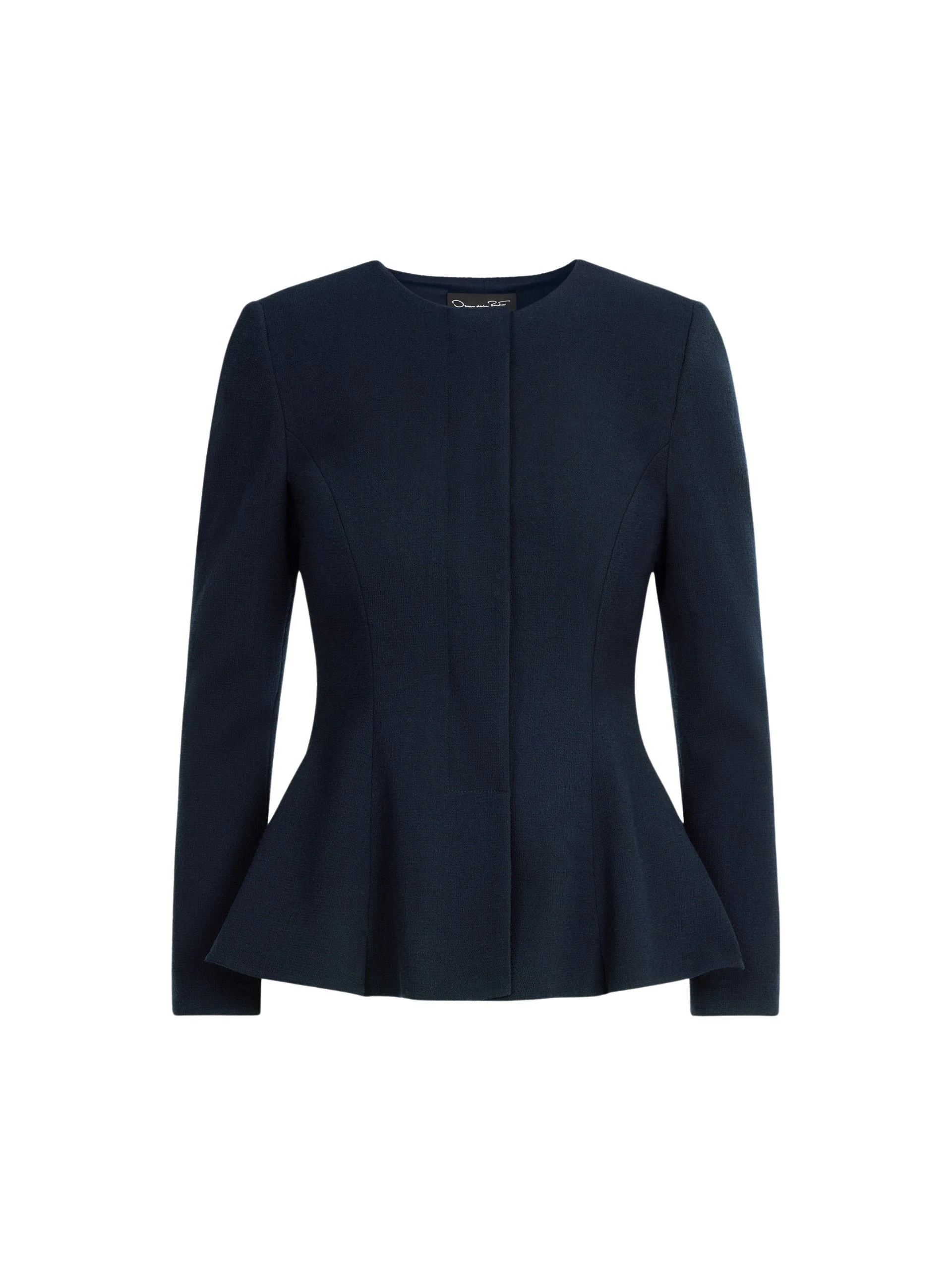 Peplum-Wool-Blend-Jacket-Oscar-de-la-Renta-Jackets75977_nobg Oscar de la Renta Peplum Wool-Blend Jacket