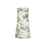 Oscar de la Renta Porcelain Flower Faille Shift Dress