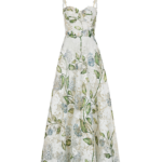 Oscar de la Renta Porcelain Flower Guipure Cocktail Dress - Dresses - American Luxury Evening Wear at Luxury Shoes 
