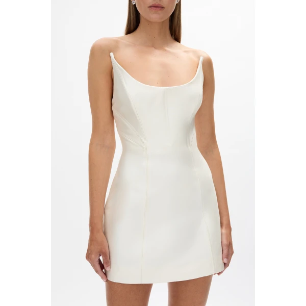 Rachel Gilbert Adeline Mini Dress - Rachel Gilbert Ivory - Australian Luxury Evening Wear at Luxury Shoes 