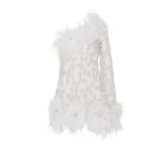 Rachel Gilbert Alby Mini Dress - Rachel Gilbert Ivory - Australian Luxury Evening Wear at Luxury Shoes 