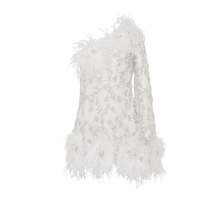 Rachel Gilbert Alby Mini Dress - Rachel Gilbert Ivory - Australian Luxury Evening Wear at Luxury Shoes 