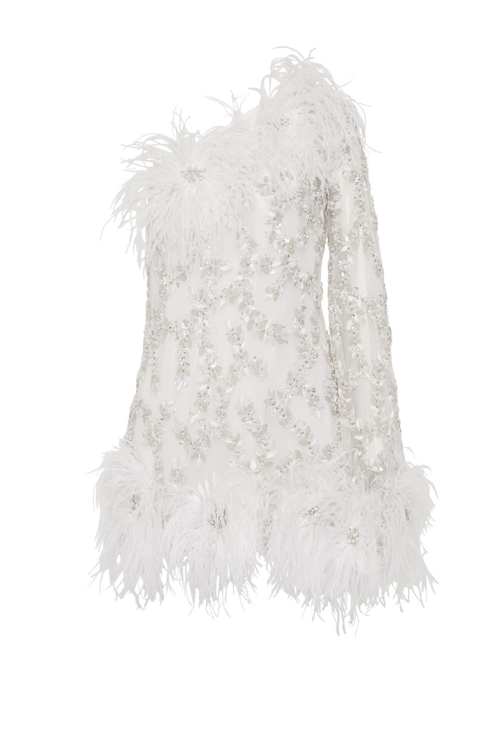 Rachel Gilbert Alby Mini Dress - Rachel Gilbert Ivory - Australian Luxury Evening Wear at Luxury Shoes 