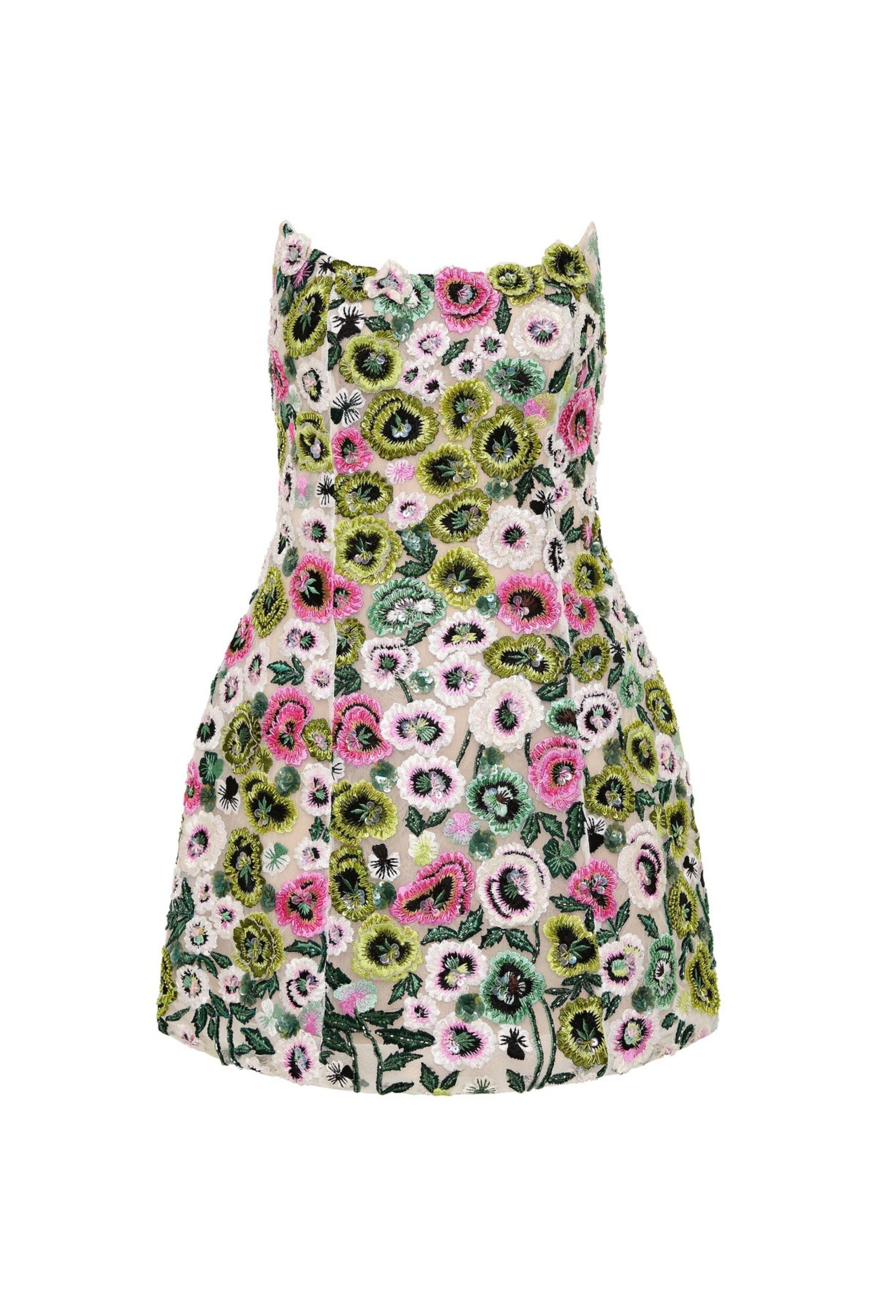 Rachel Gilbert Camden Mini Dress - Rachel Gilbert Multicolour - Australian Luxury Evening Wear at Luxury Shoes 