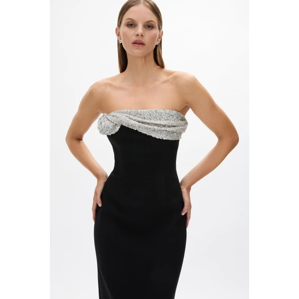 Rachel Gilbert Charlotte Gown - Rachel Gilbert Black - Australian Luxury Evening Wear at Luxury Shoes 