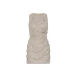 Rachel Gilbert Charlotte Mini Dress - Rachel Gilbert Silver - Australian Luxury Evening Wear at Luxury Shoes 