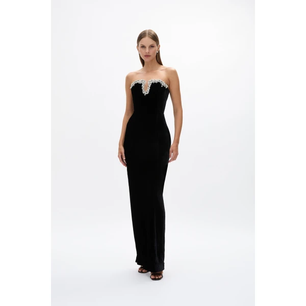 Rachel Gilbert Claudine Gown - Rachel Gilbert Black - Australian Luxury Evening Wear at Luxury Shoes 