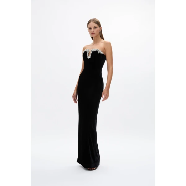 Rachel Gilbert Claudine Gown - Rachel Gilbert Black - Australian Luxury Evening Wear at Luxury Shoes 