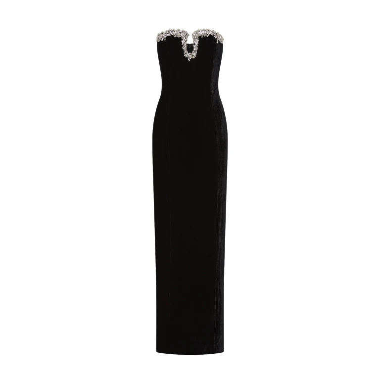 Rachel Gilbert Claudine Gown - Rachel Gilbert Black - Australian Luxury Evening Wear at Luxury Shoes 