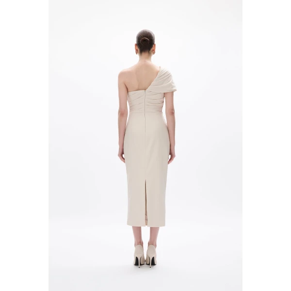Rachel Gilbert Clay Dress - Rachel Gilbert Beige - Australian Luxury Evening Wear at Luxury Shoes 
